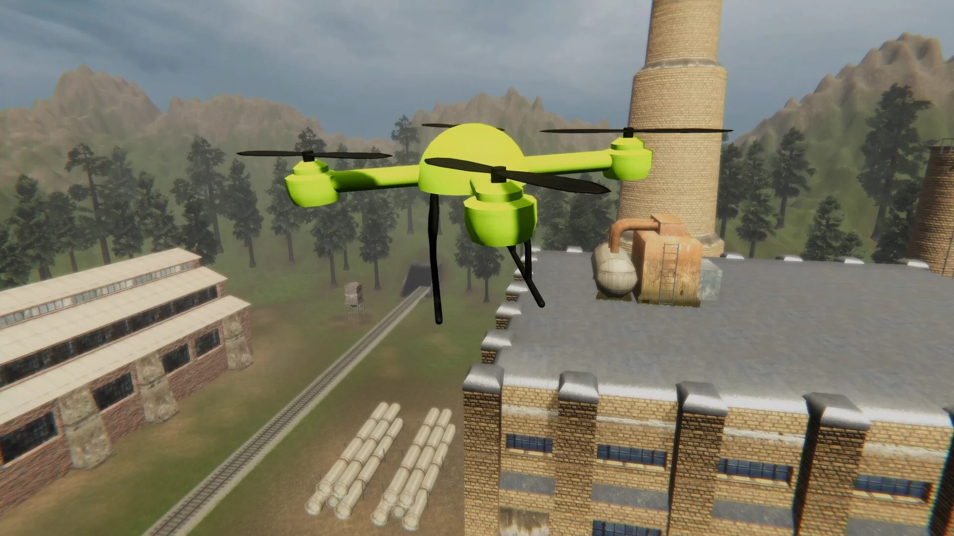 Изображение игры: Drone Simulator