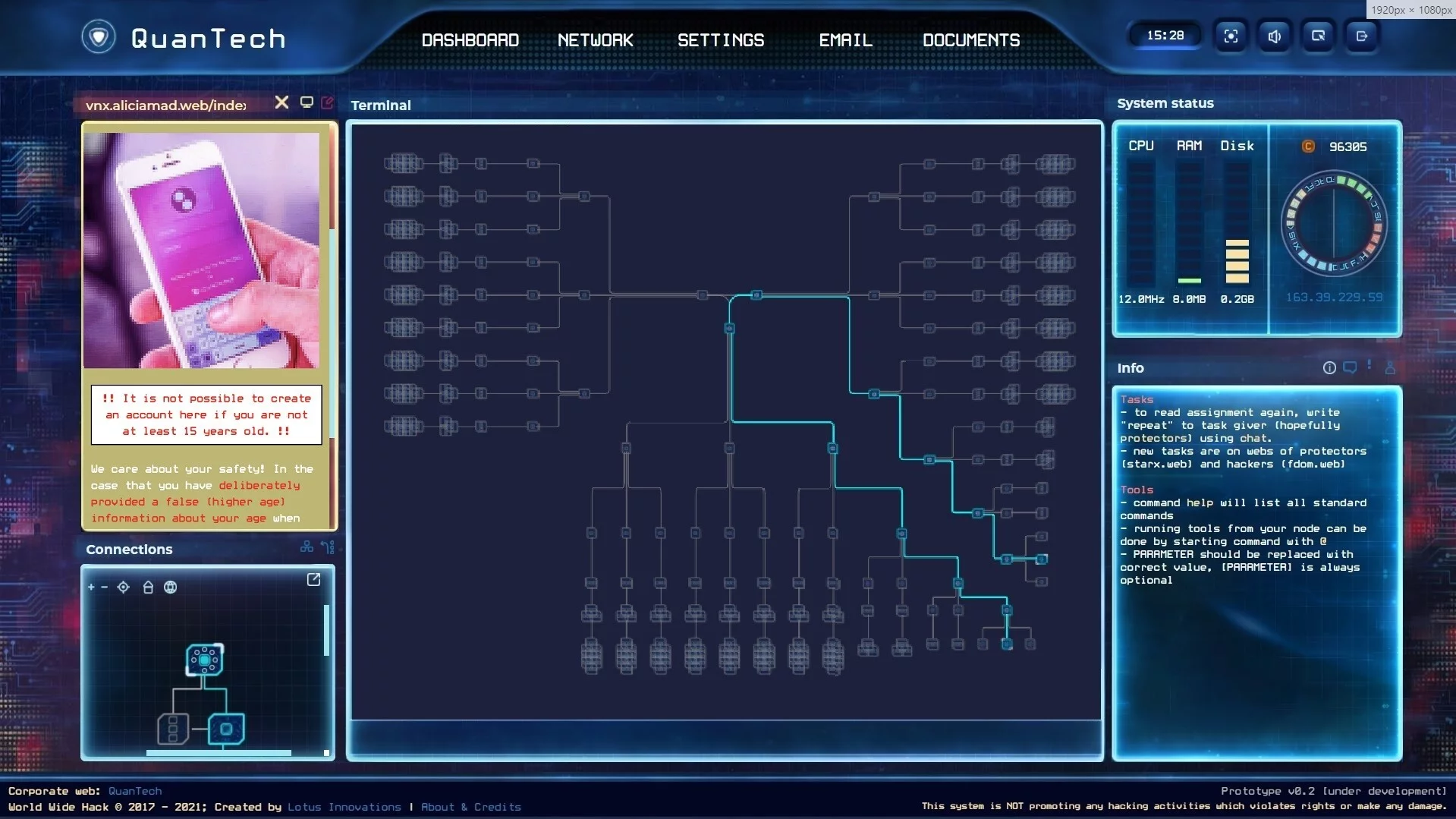 Изображение игры: World Wide Hack