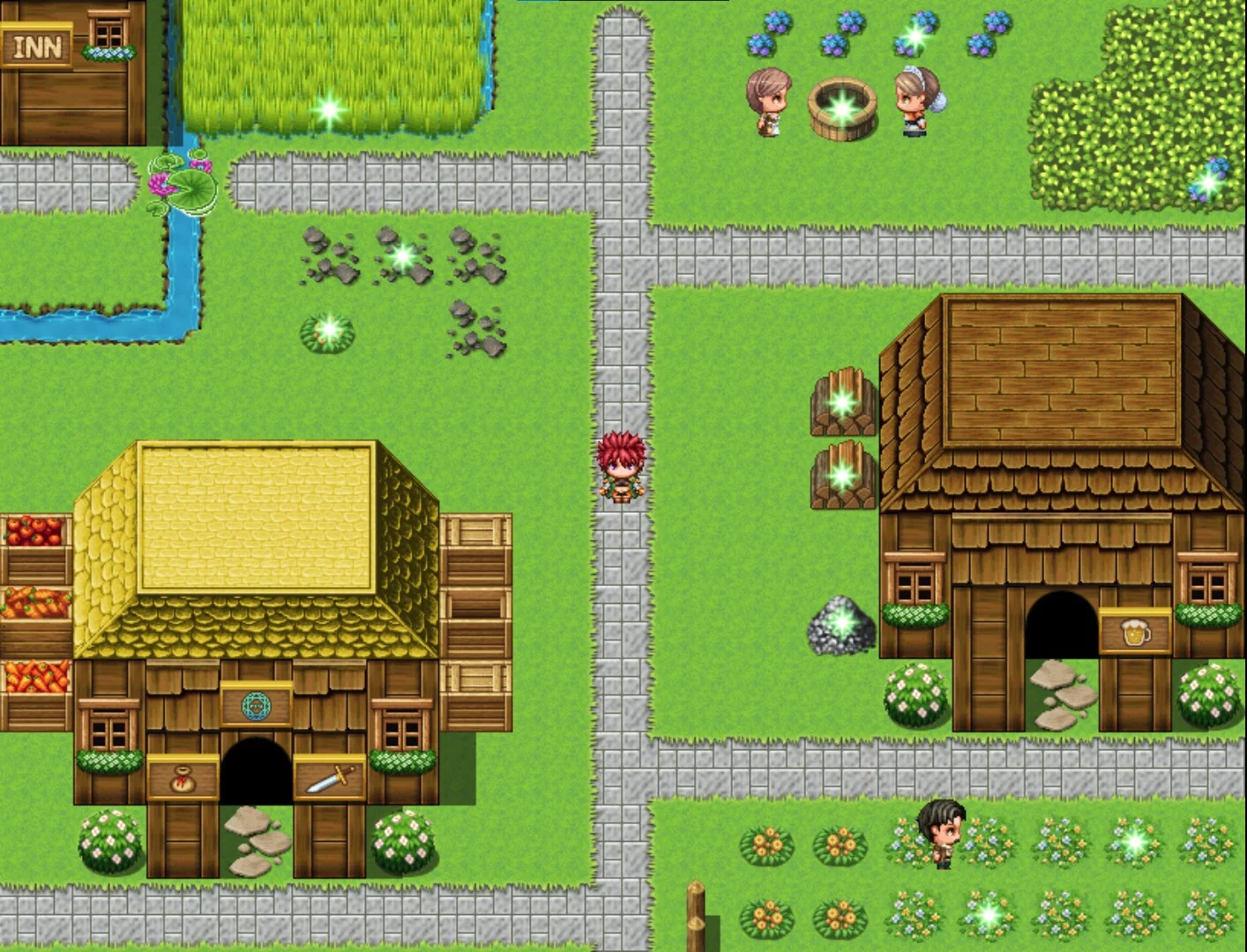 Изображение игры: Item synthesis and dungeon exploration