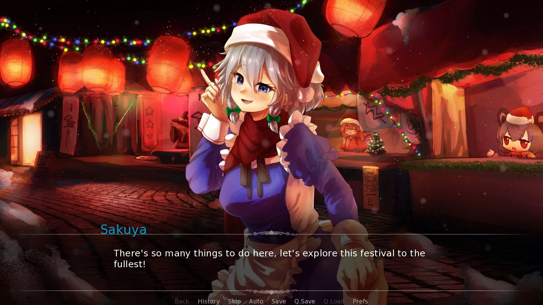 Изображение игры: Christmas Celebration With Sakuya Izayoi