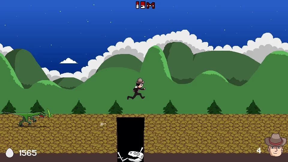 Изображение игры: Dinosaur Race