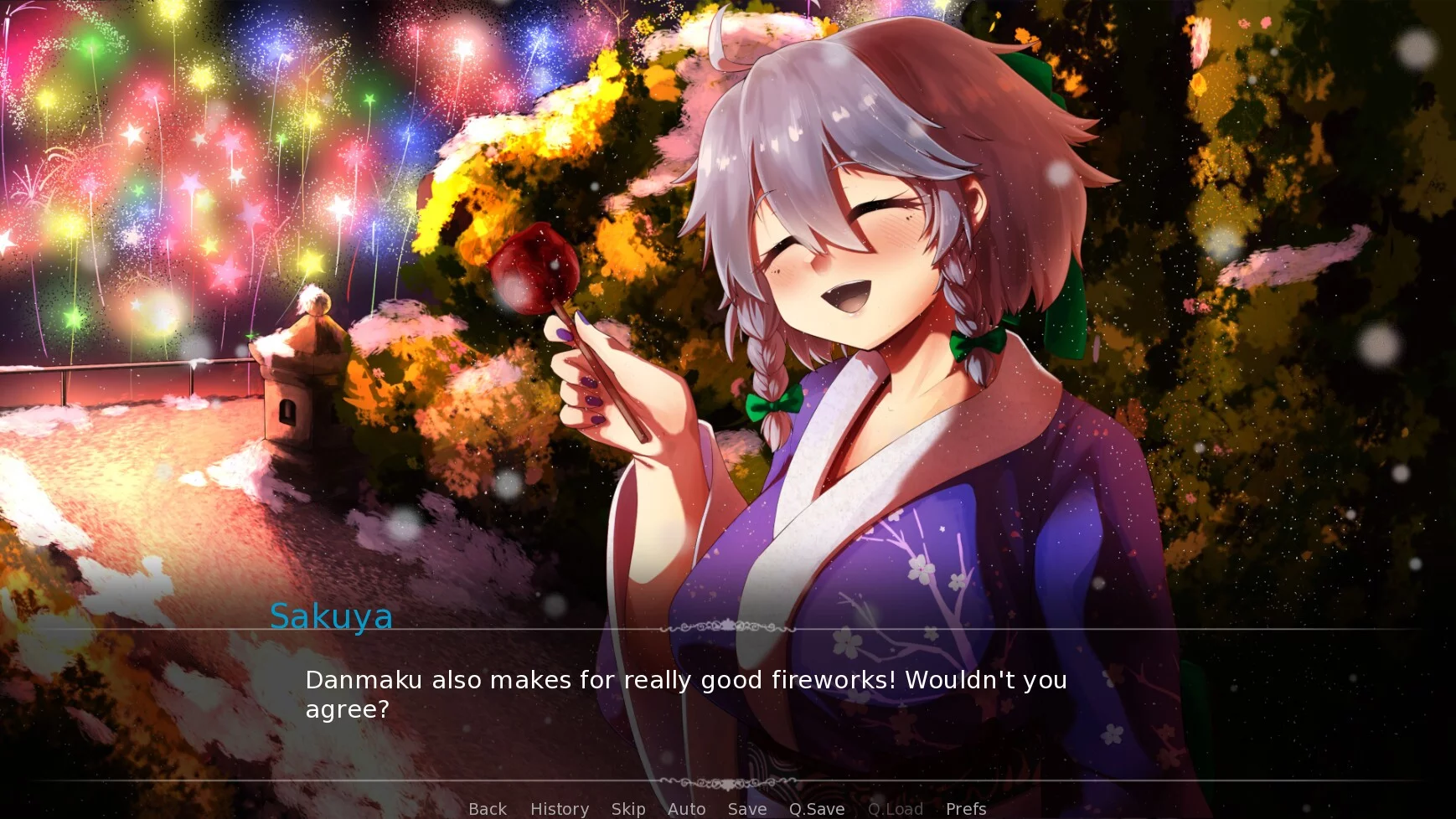 Изображение игры: Christmas Celebration With Sakuya Izayoi