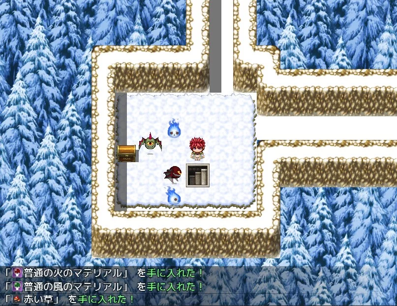 Изображение игры: Item synthesis and dungeon exploration