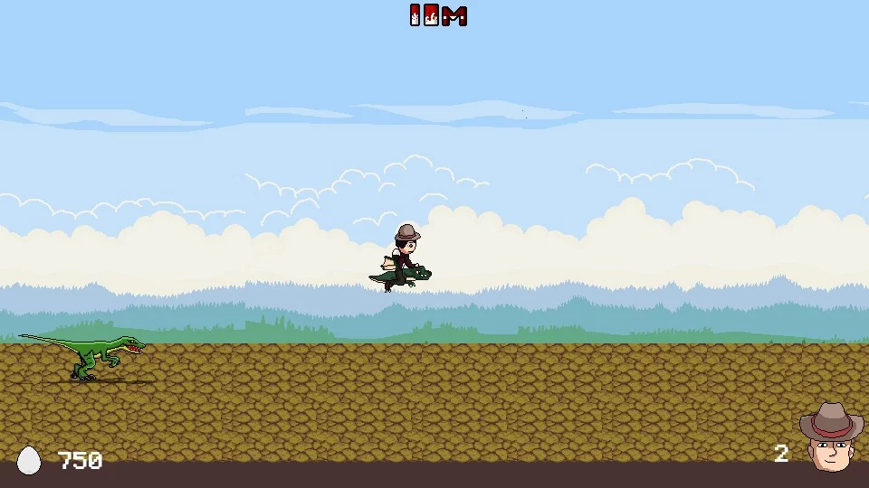 Изображение игры: Dinosaur Race