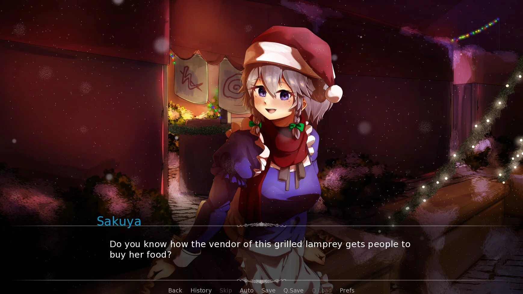 Изображение игры: Christmas Celebration With Sakuya Izayoi