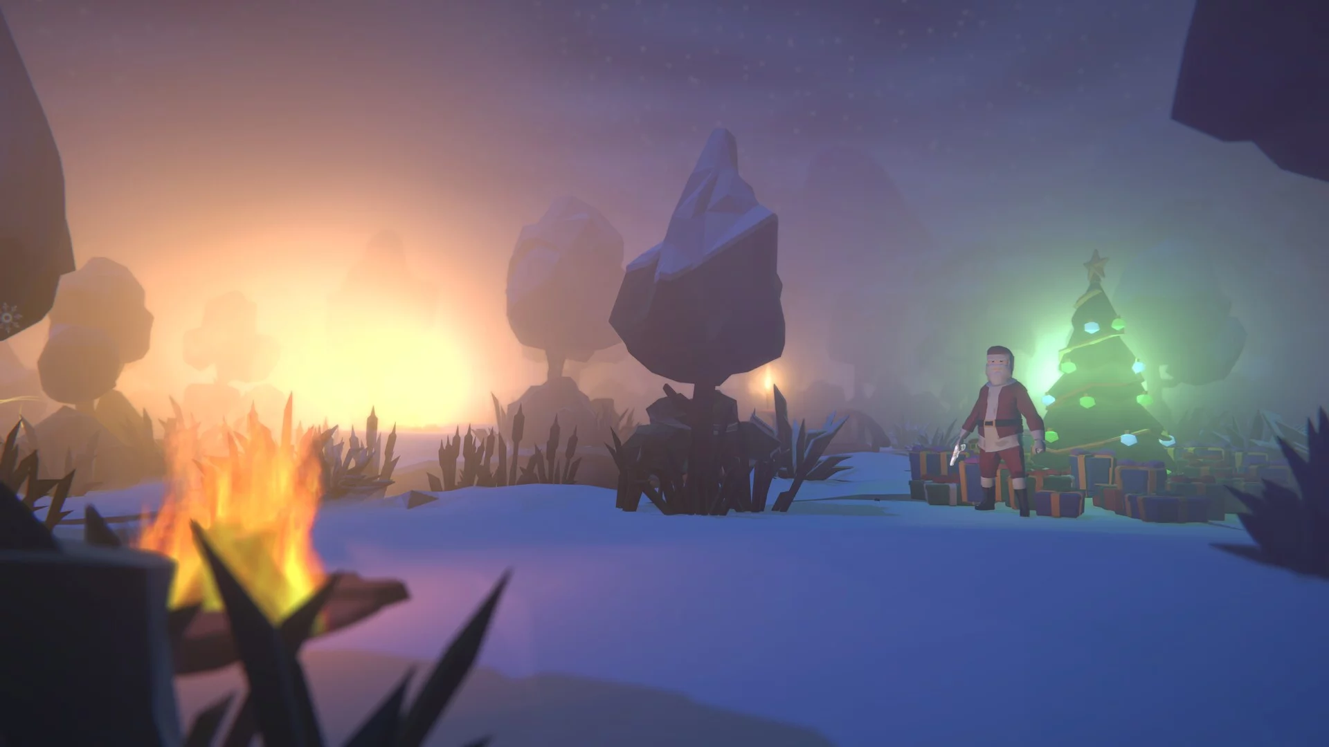 Изображение игры: Santa Protects the Christmas Tree