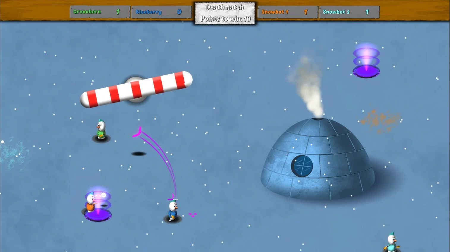 Изображение игры: Snowman Arena