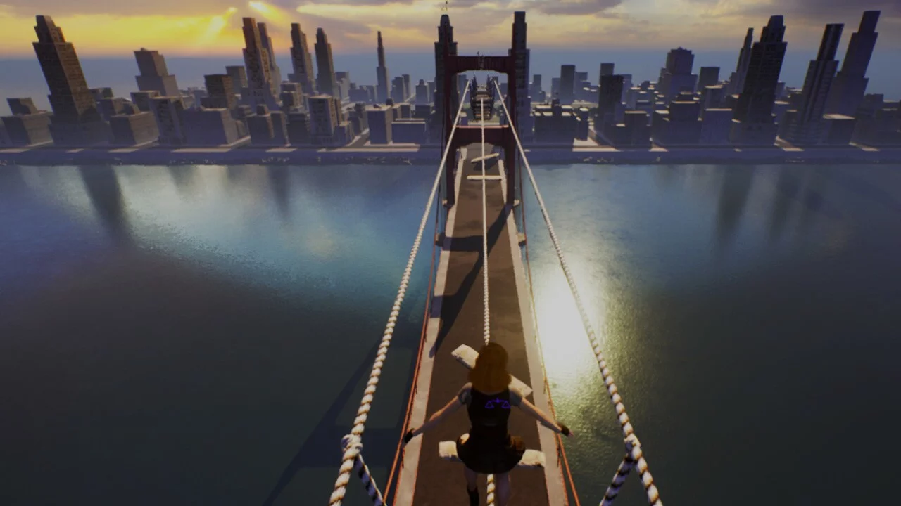 Изображение игры: VR Sky Walk