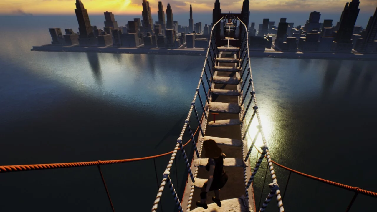 Изображение игры: VR Sky Walk