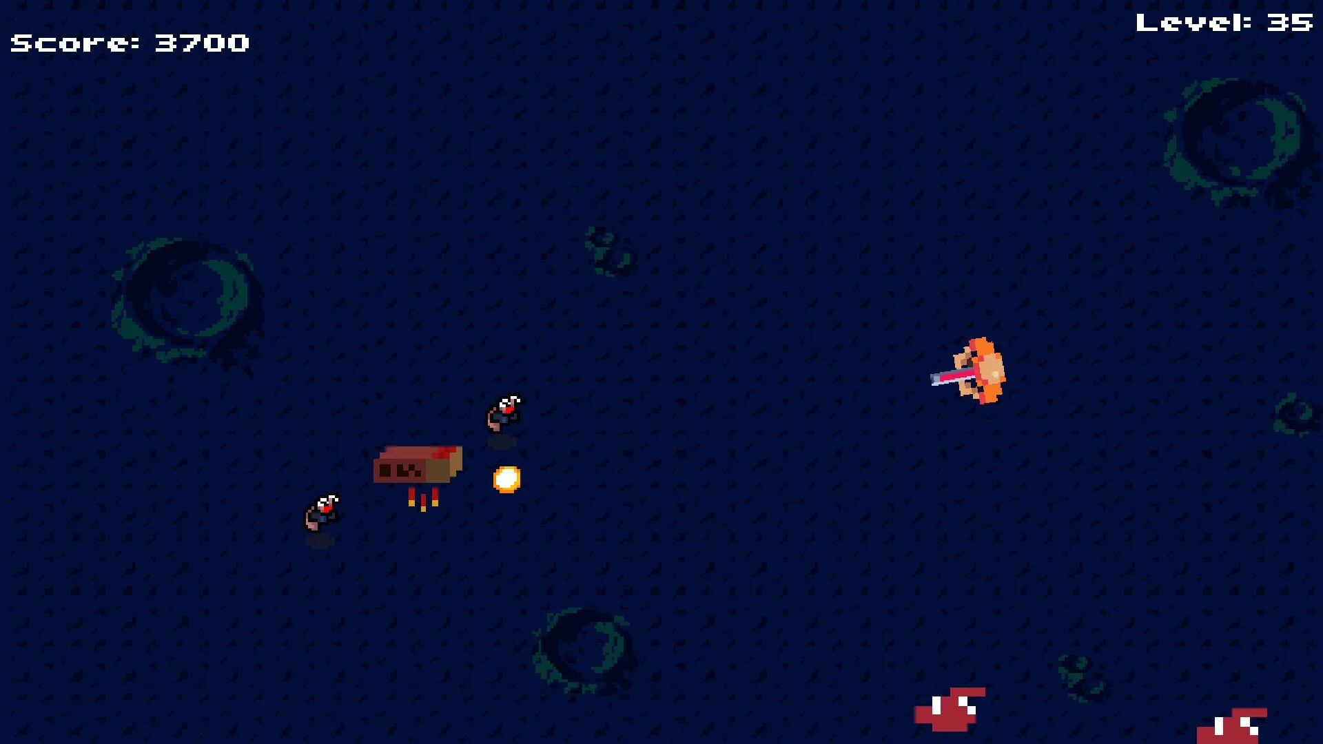 Изображение игры: Angry Rocketeer Frenzy