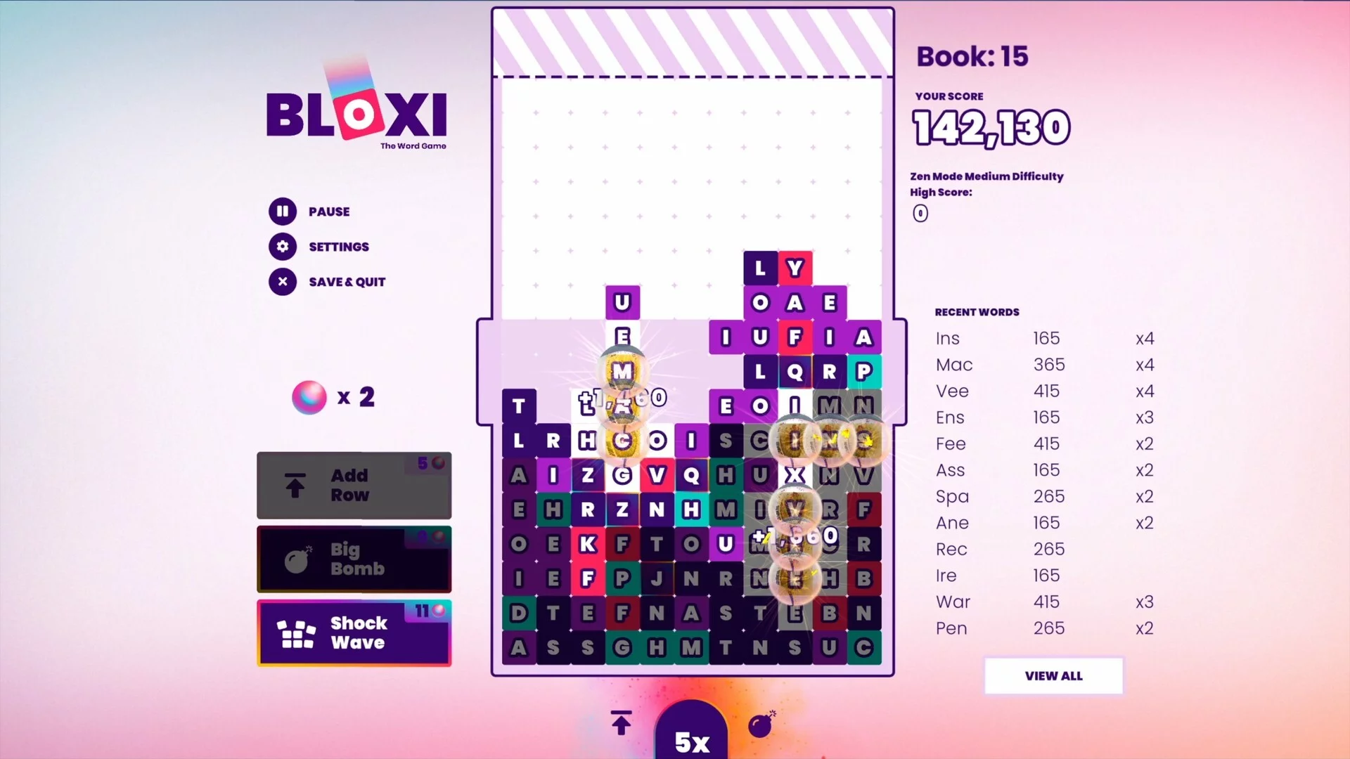 Изображение игры: Bloxi: The Word Game