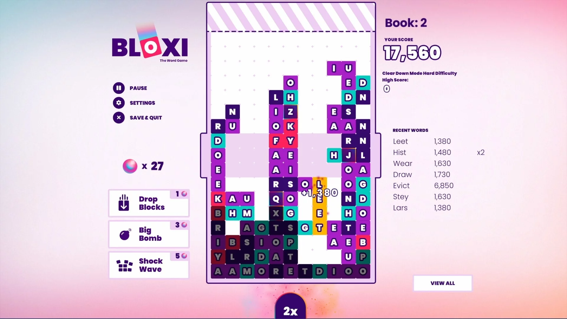 Изображение игры: Bloxi: The Word Game