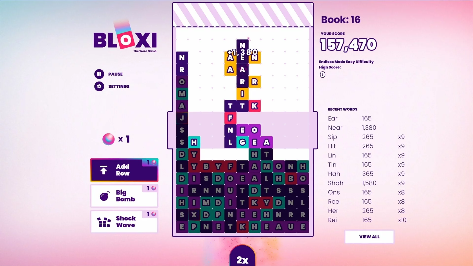 Изображение игры: Bloxi: The Word Game