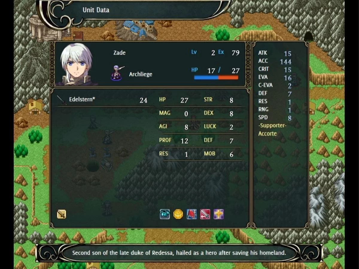 Изображение игры: Vestaria Saga Gaiden: The Sacred Sword of Silvanister