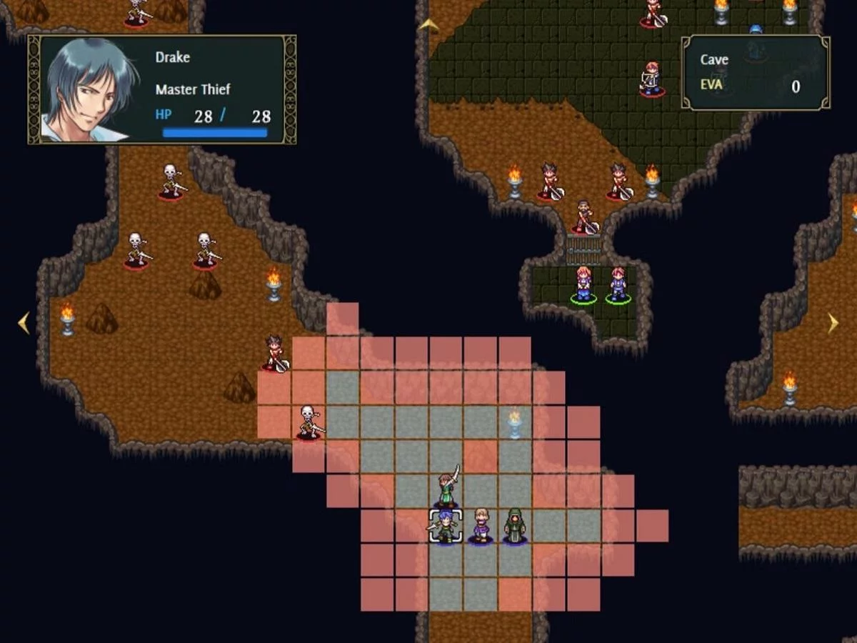 Изображение игры: Vestaria Saga Gaiden: The Sacred Sword of Silvanister