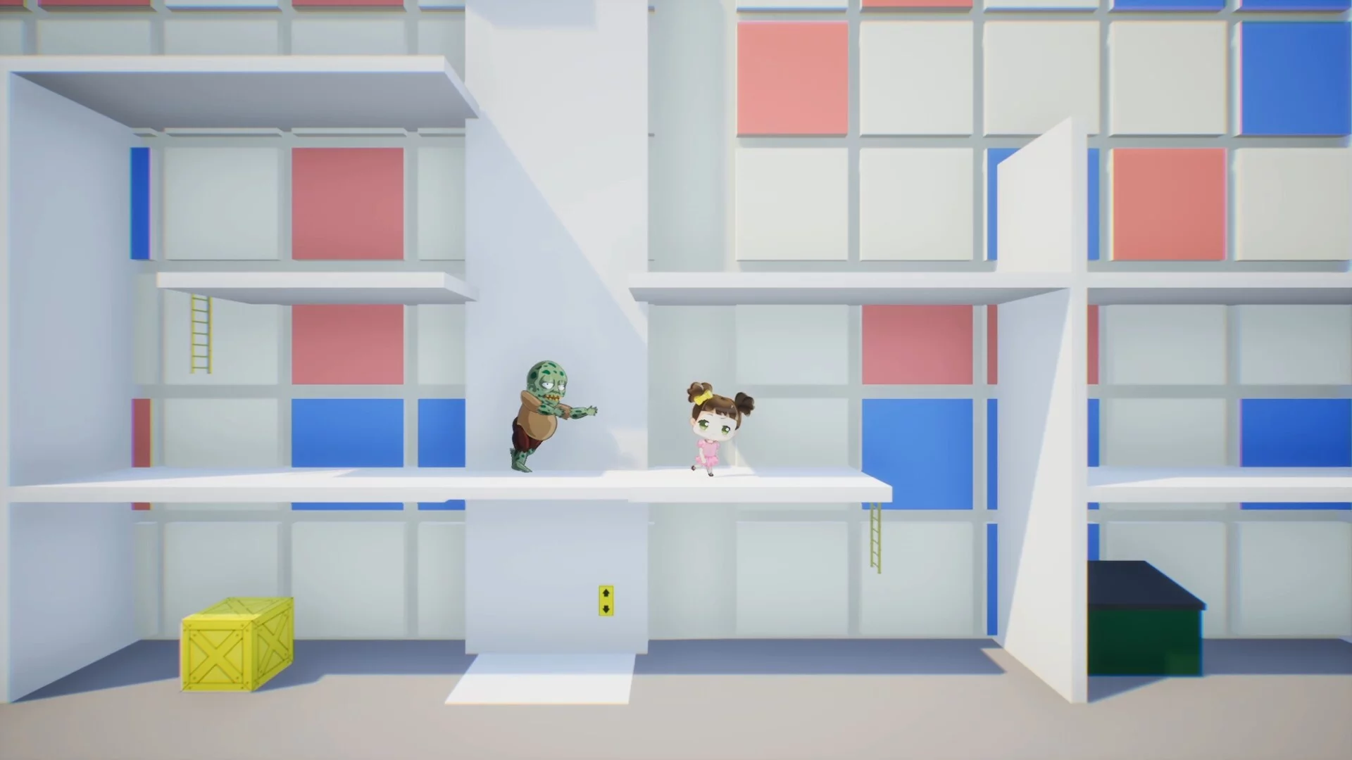 Изображение игры: Chibi Girl VS Evil Zombie Dead