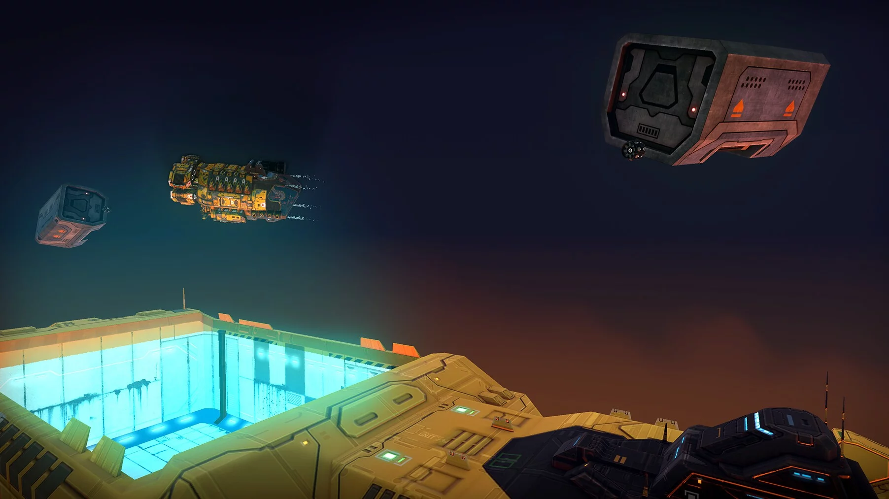 Изображение игры: Space Docker VR
