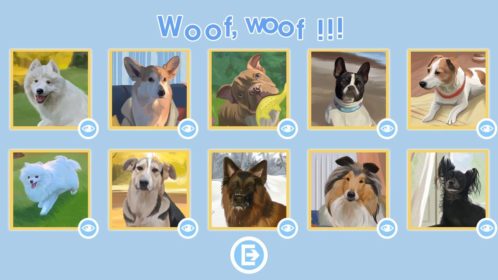 Изображение игры: Cute Dogs