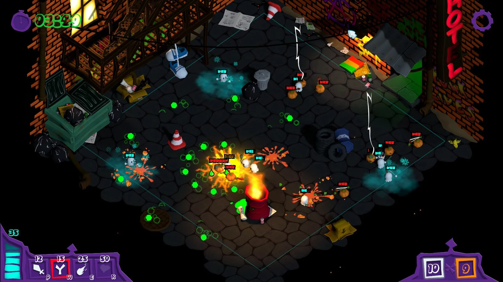 Изображение игры: Impious Pumpkins