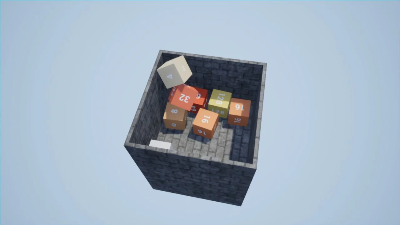 Изображение игры: 2048 3D