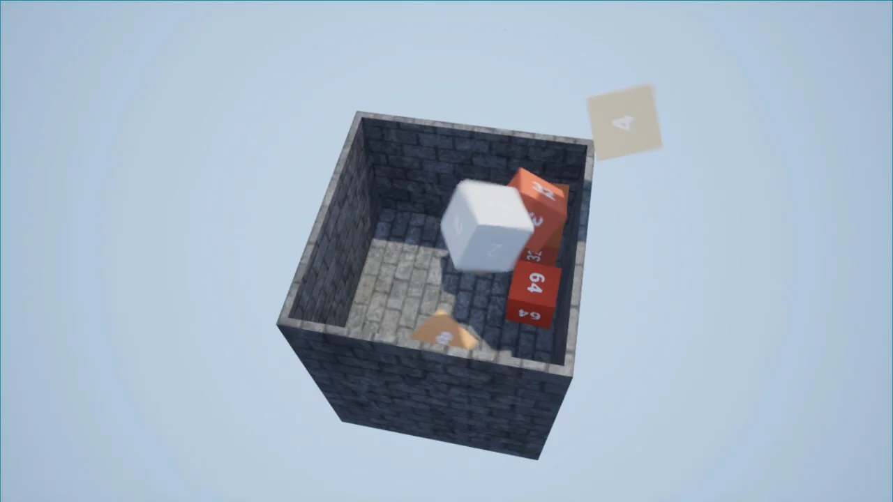 Изображение игры: 2048 3D