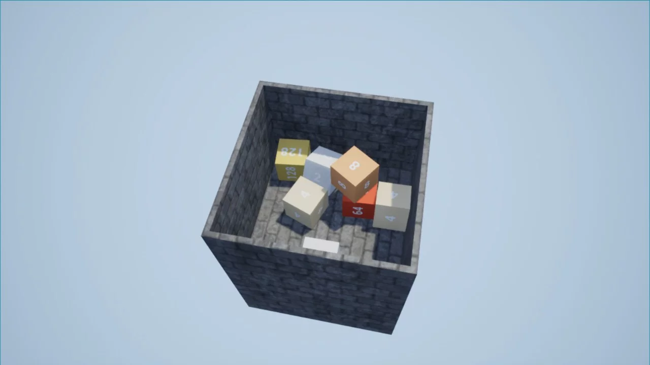 Изображение игры: 2048 3D