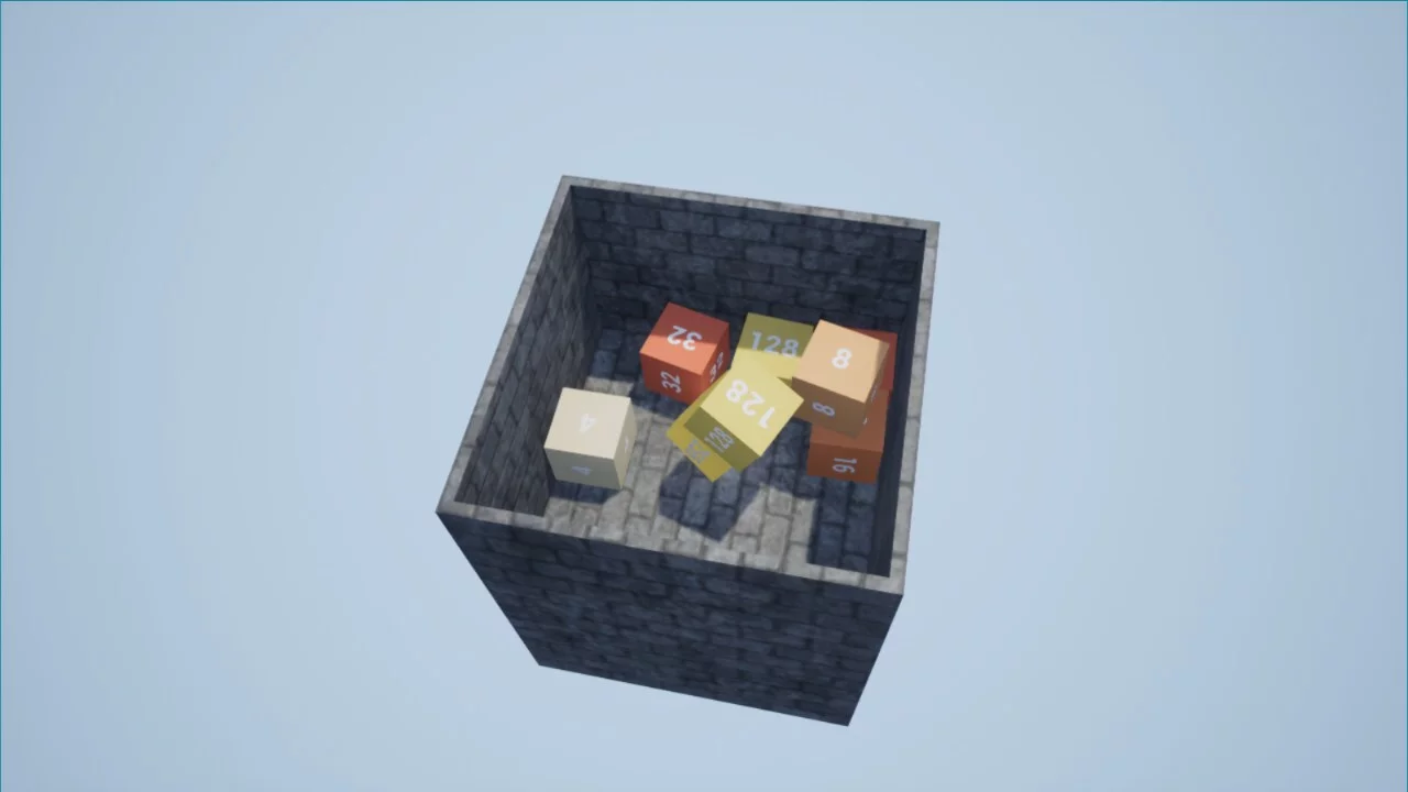 Изображение игры: 2048 3D