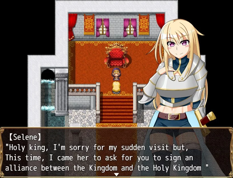 Изображение игры: Princess Hypnosis ~ Princess knight Selene falls to the dark side with hypnosis ~