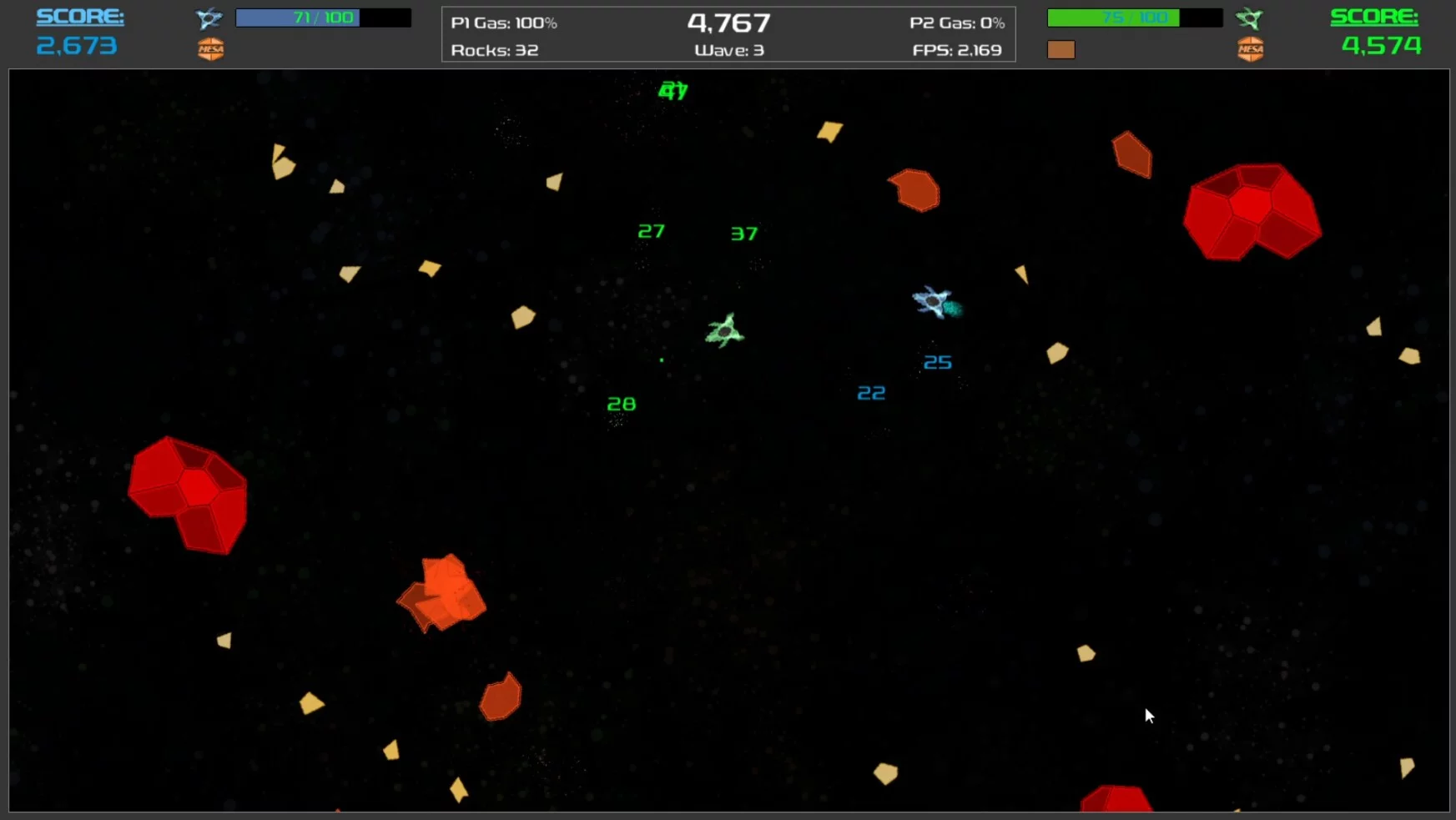 Изображение игры: Rock 'N Roll: G.E.O.S. Wars