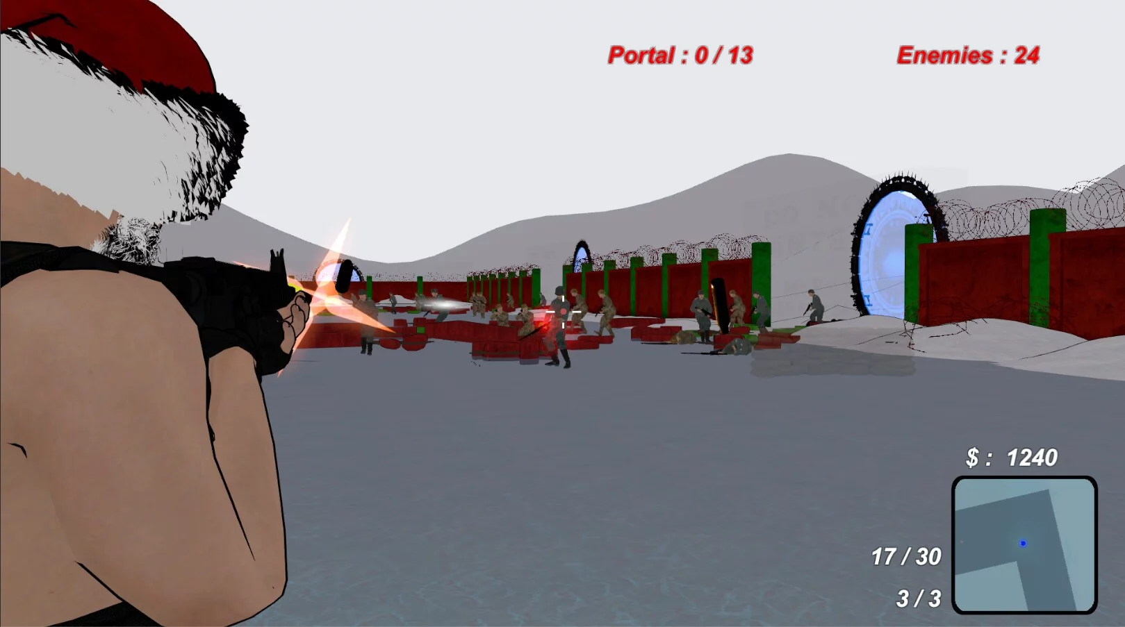 Изображение игры: Santa Slays Nazis