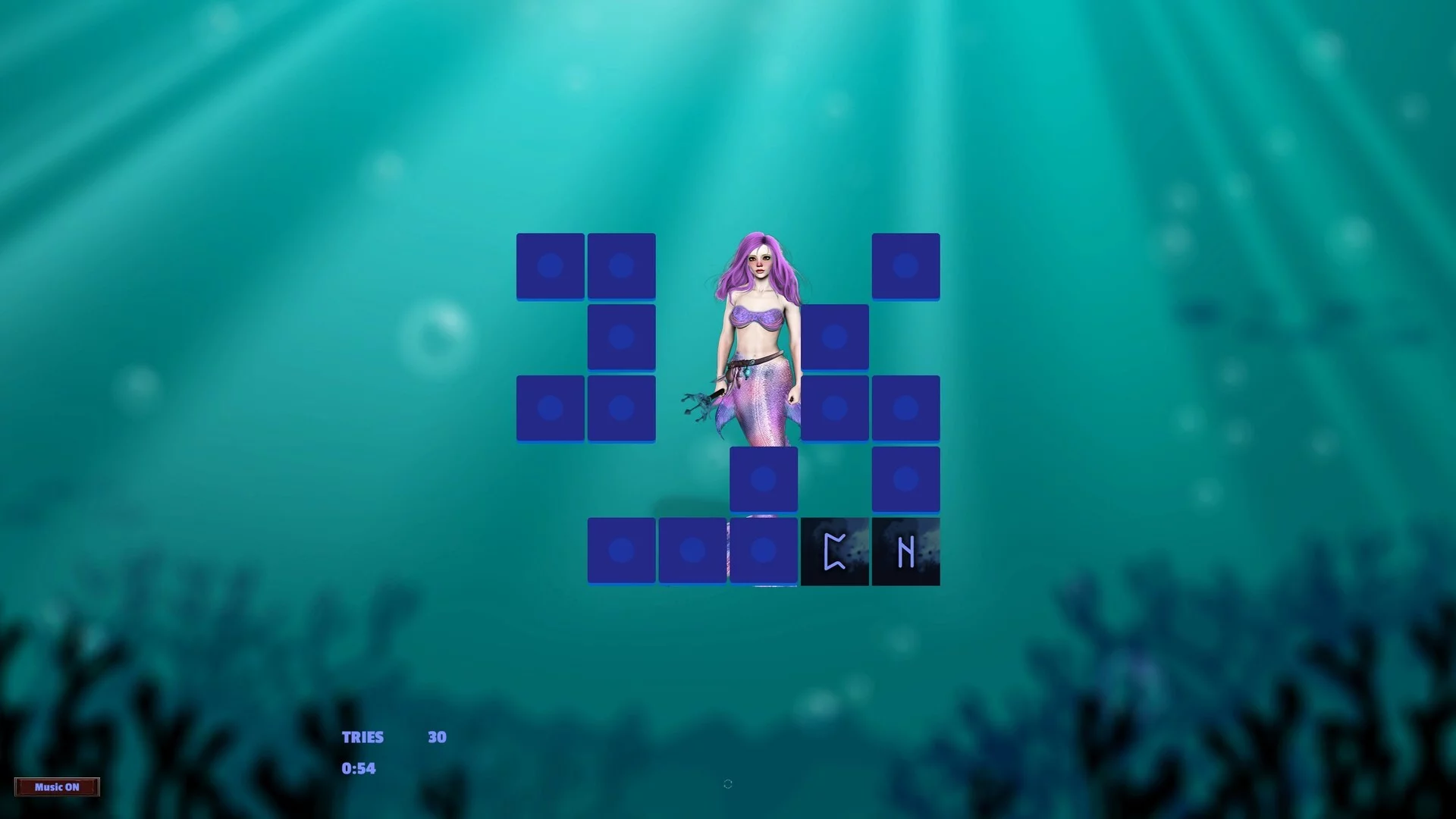 Изображение игры: Memory Puzzle - Mystery Mermaids