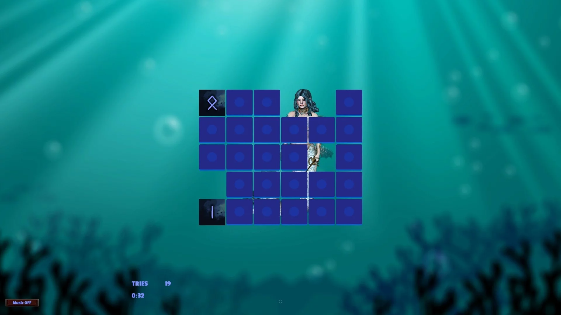 Изображение игры: Memory Puzzle - Mystery Mermaids