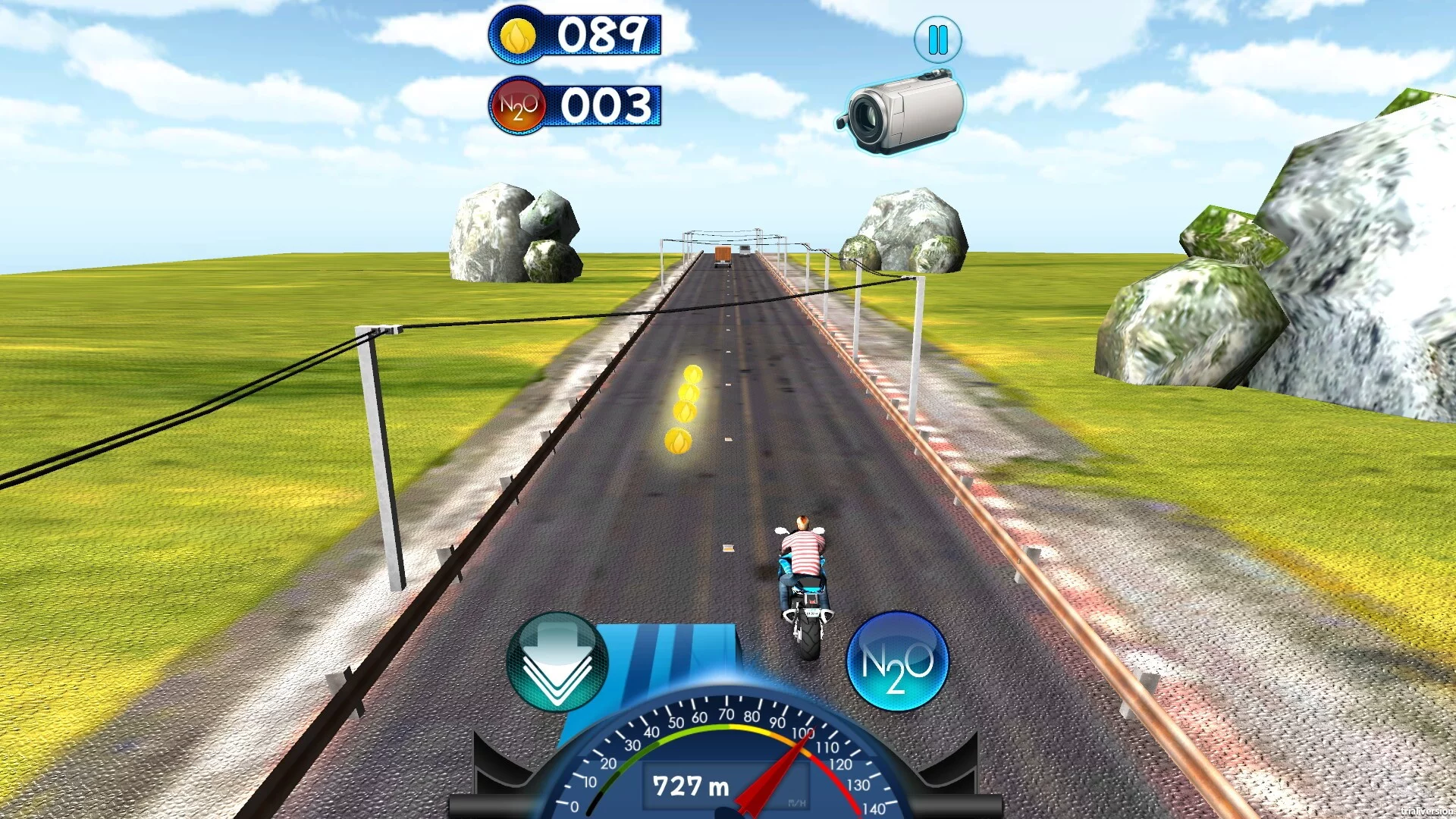 Изображение игры: Moto Roller