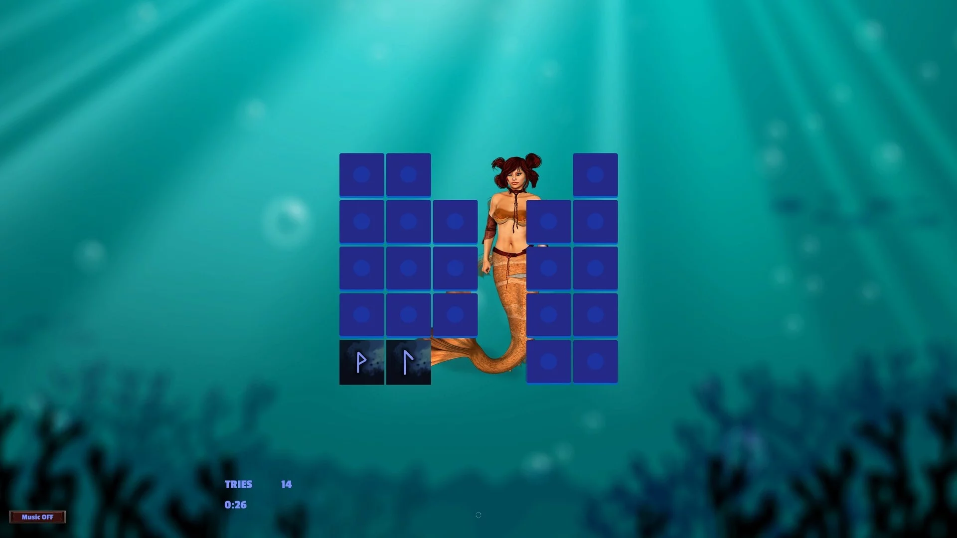 Изображение игры: Memory Puzzle - Mystery Mermaids