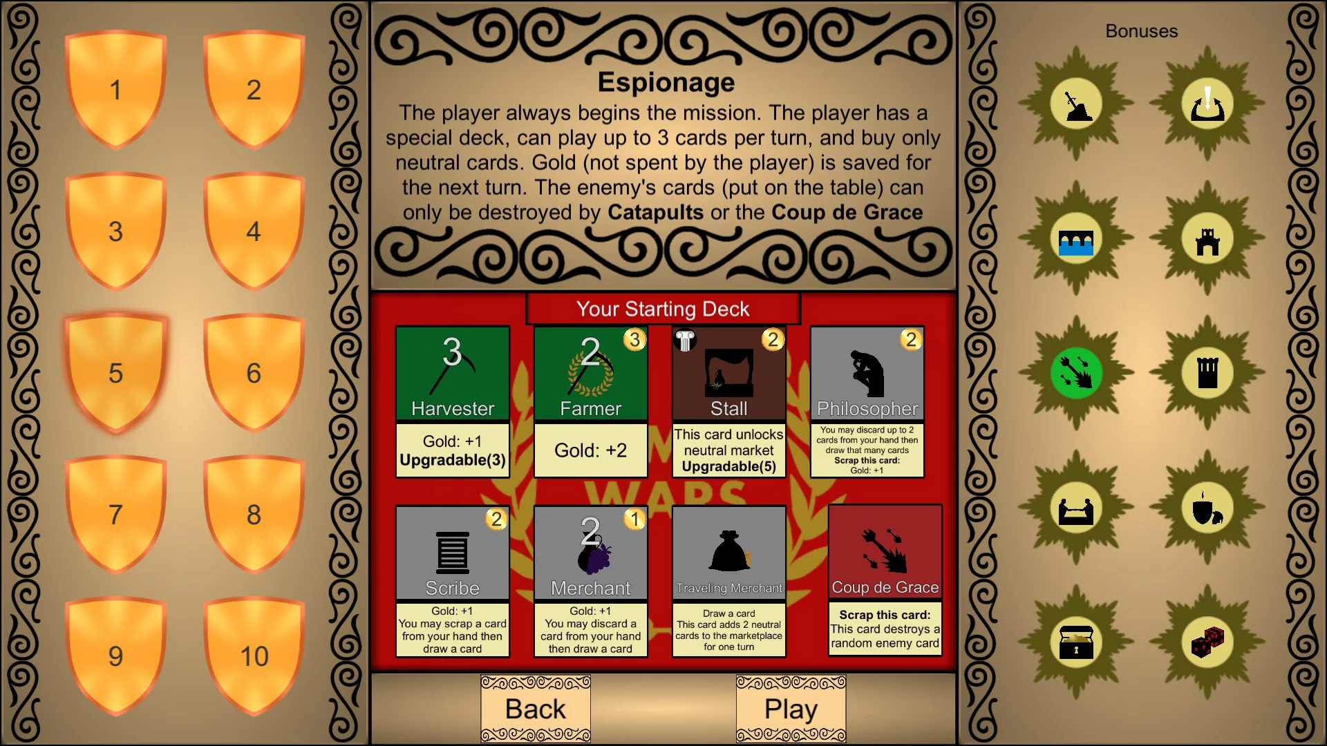Изображение игры: Roman Wars: Deck Building Game