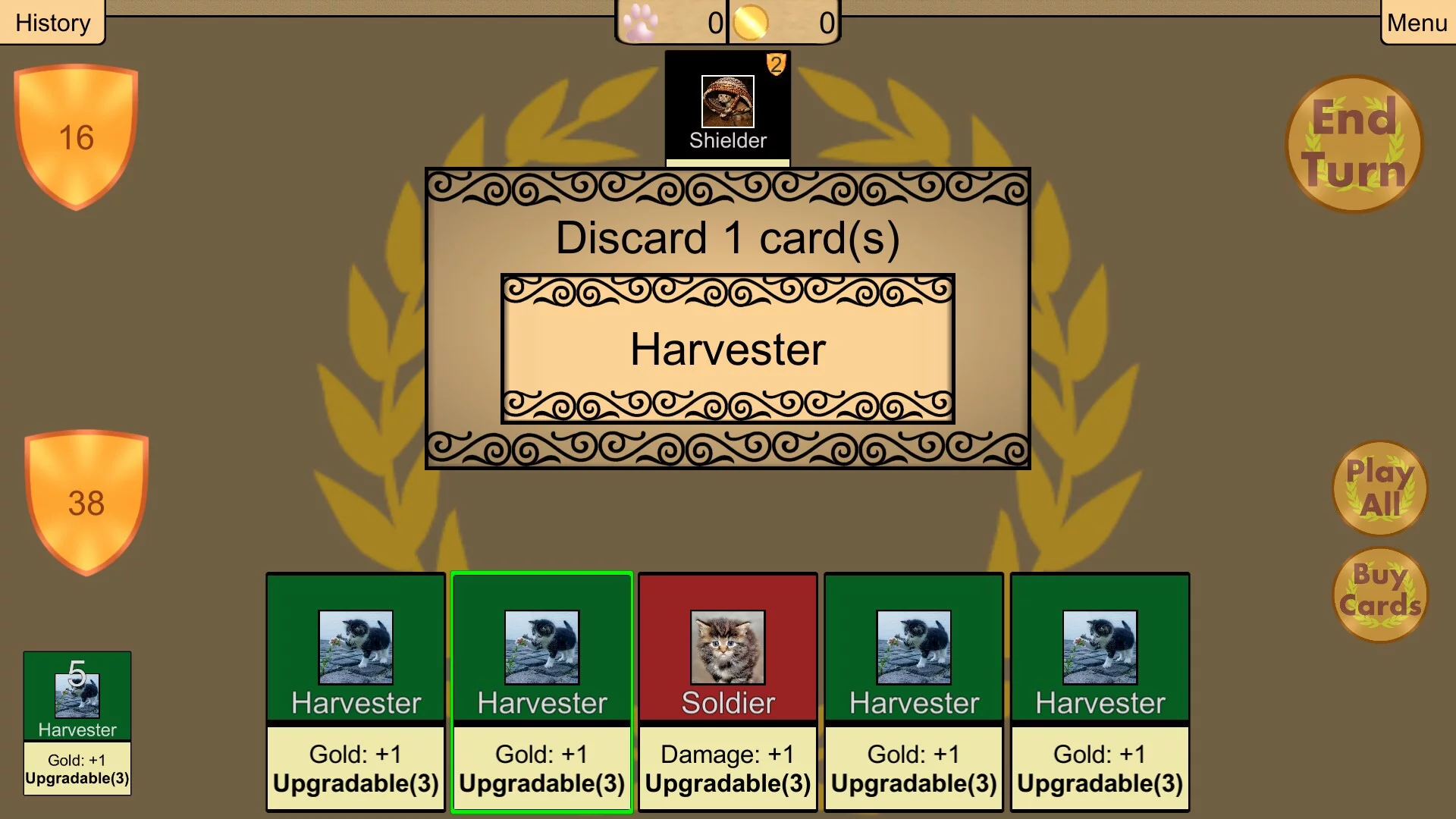Изображение игры: Roman Wars: Deck Building Game