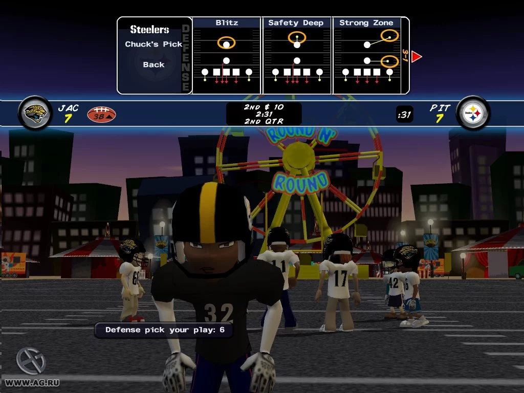 Изображение игры: Backyard Football 2008