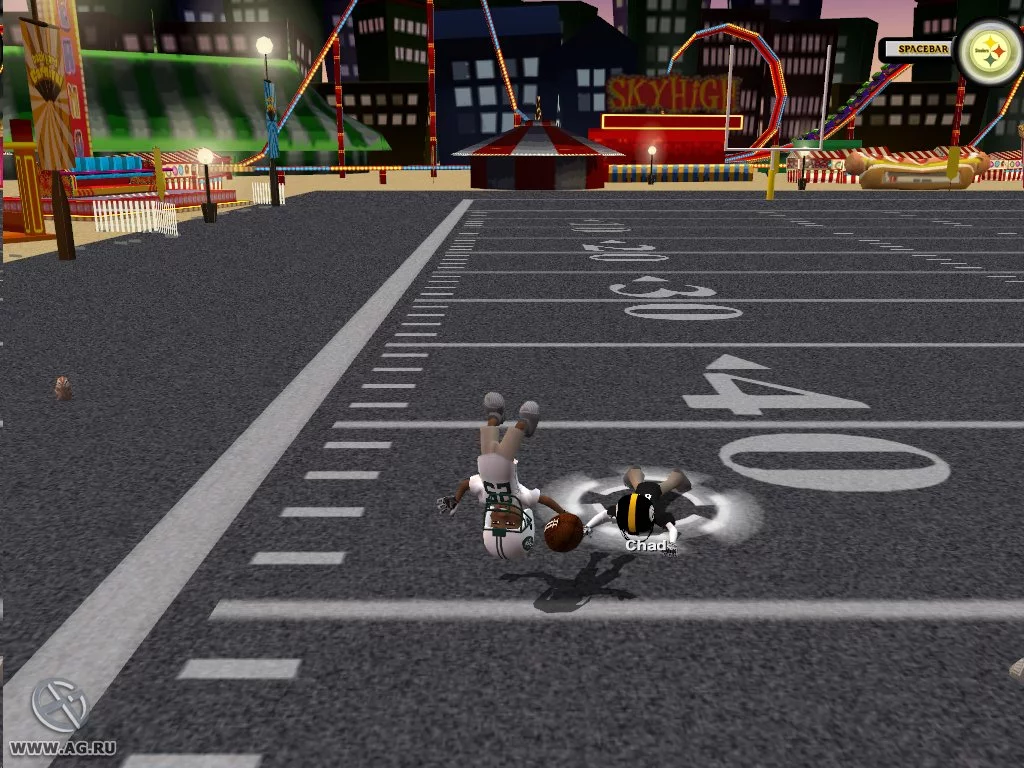 Изображение игры: Backyard Football 2008
