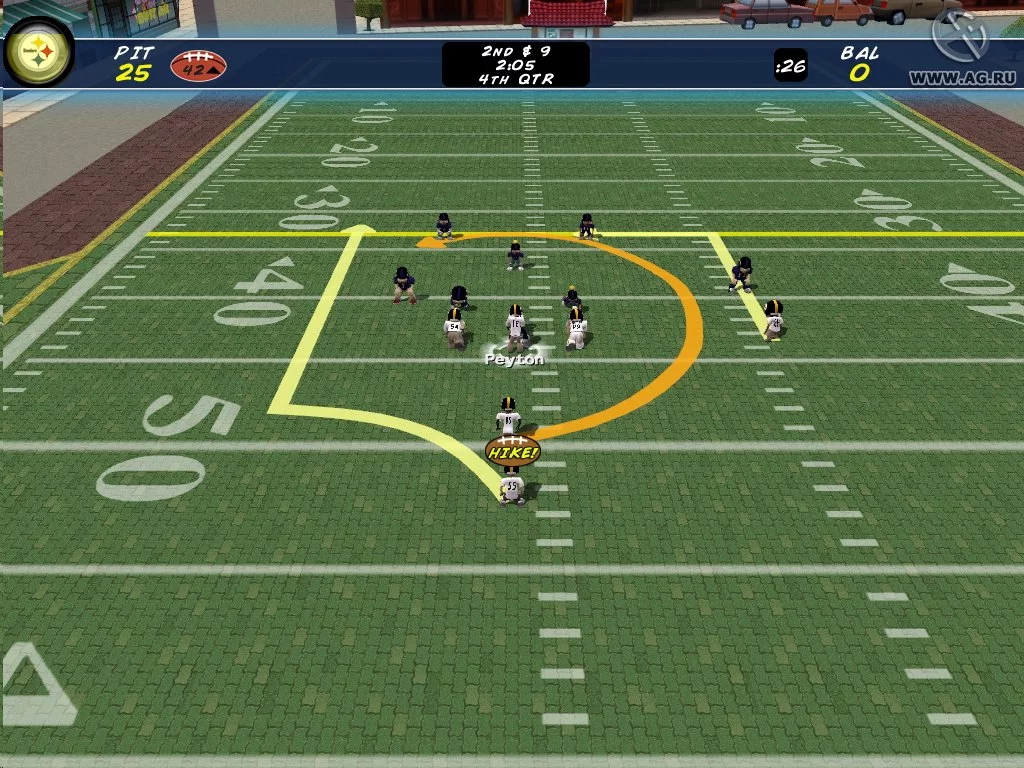 Изображение игры: Backyard Football 2008