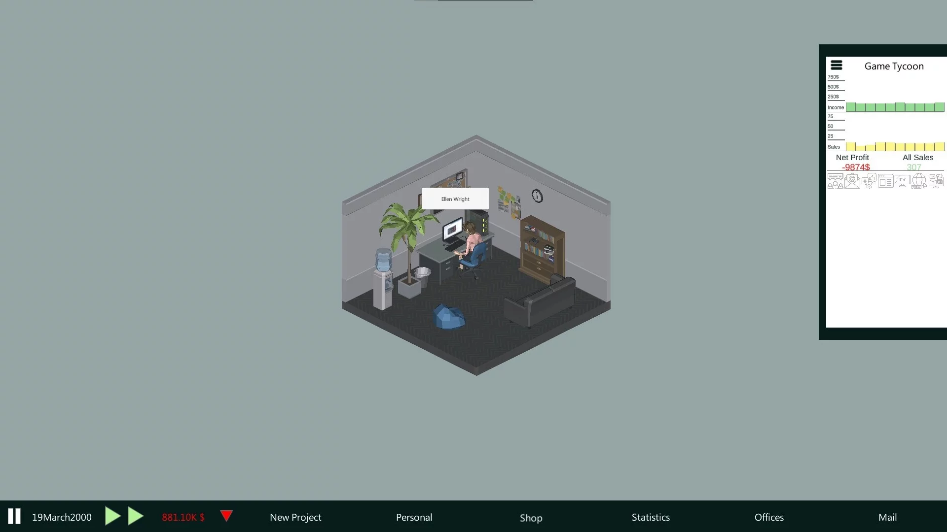 Изображение игры: Modern Game Tycoon