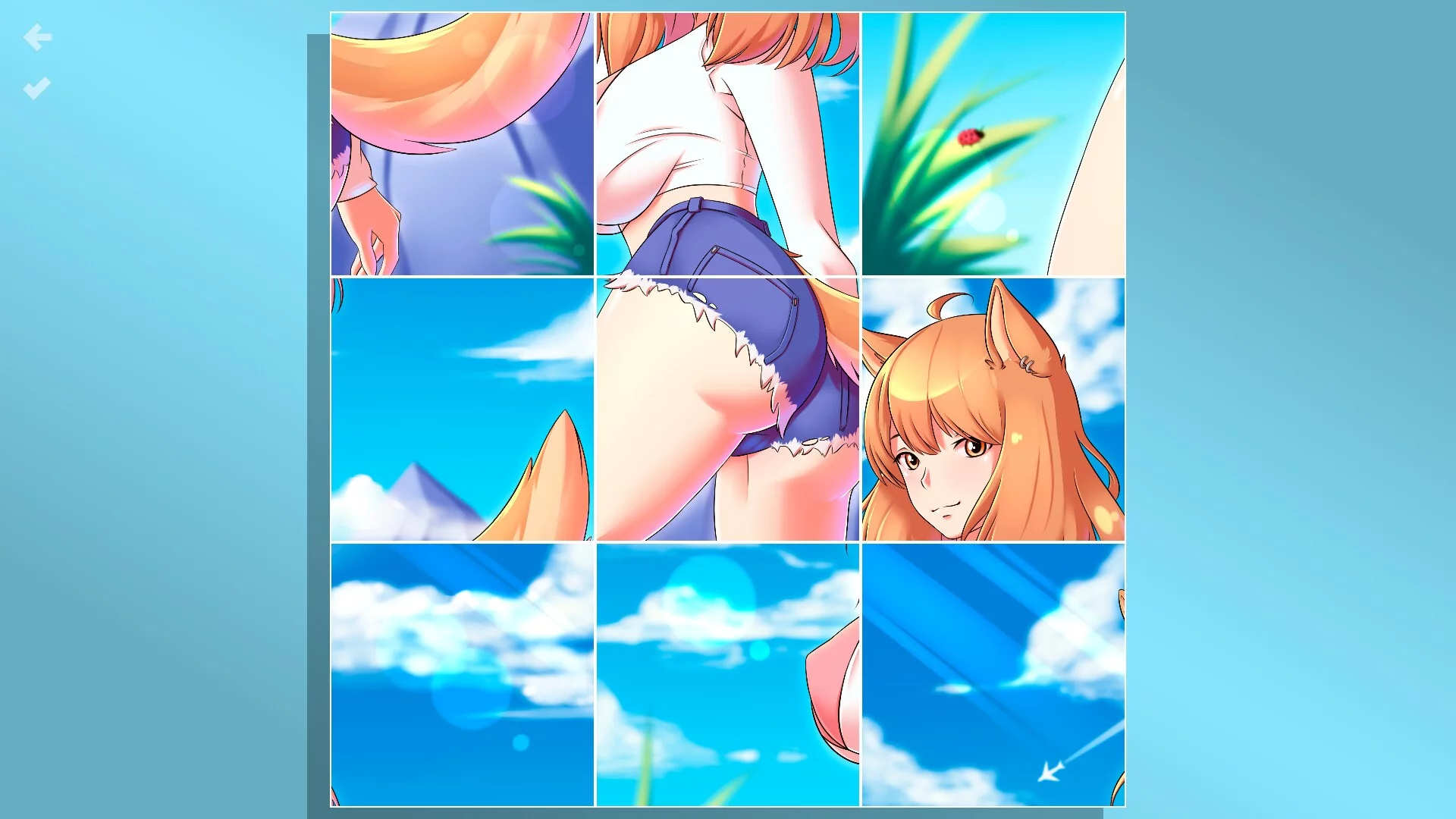 Изображение игры: Hentai Neko Mosaic!