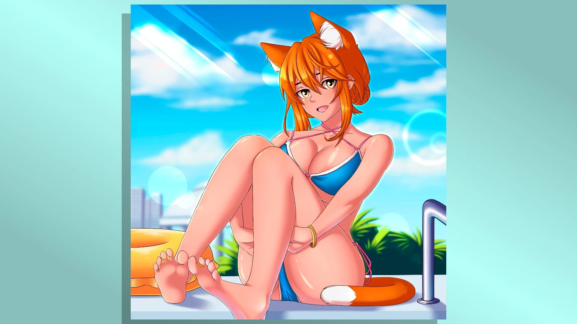 Изображение игры: Hentai Neko Mosaic!