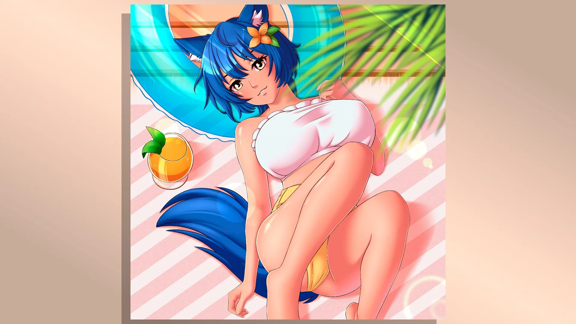 Изображение игры: Hentai Neko Mosaic!