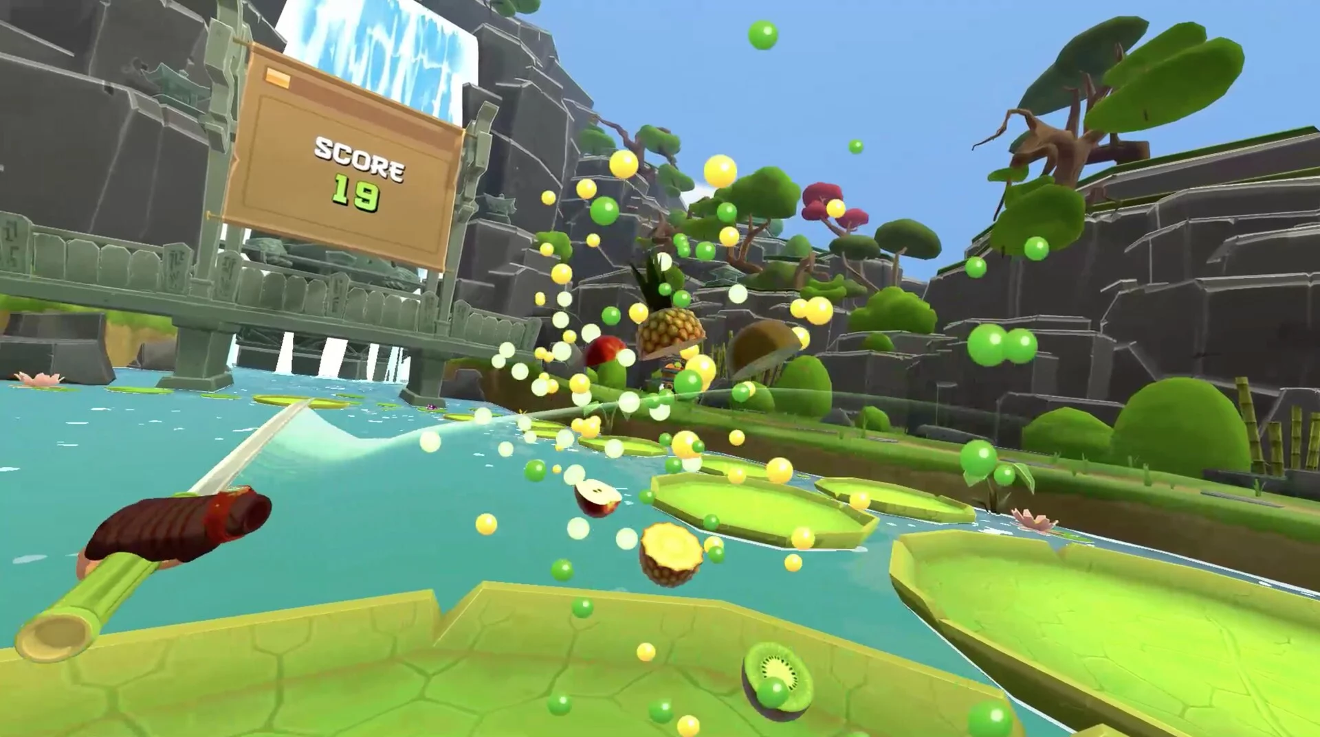 Изображение игры: Fruit Ninja VR 2