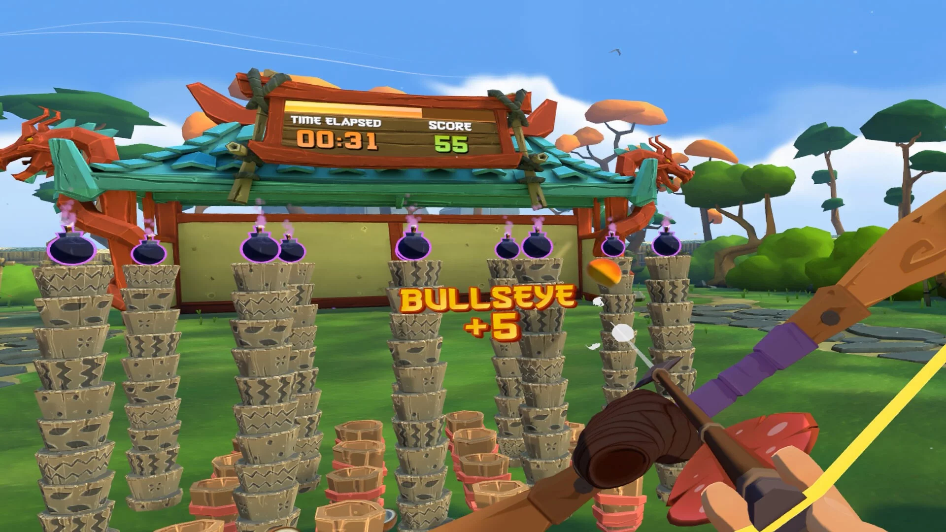 Изображение игры: Fruit Ninja VR 2