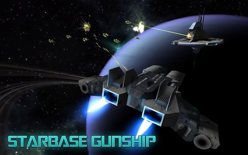 Изображение игры: Starbase Gunship