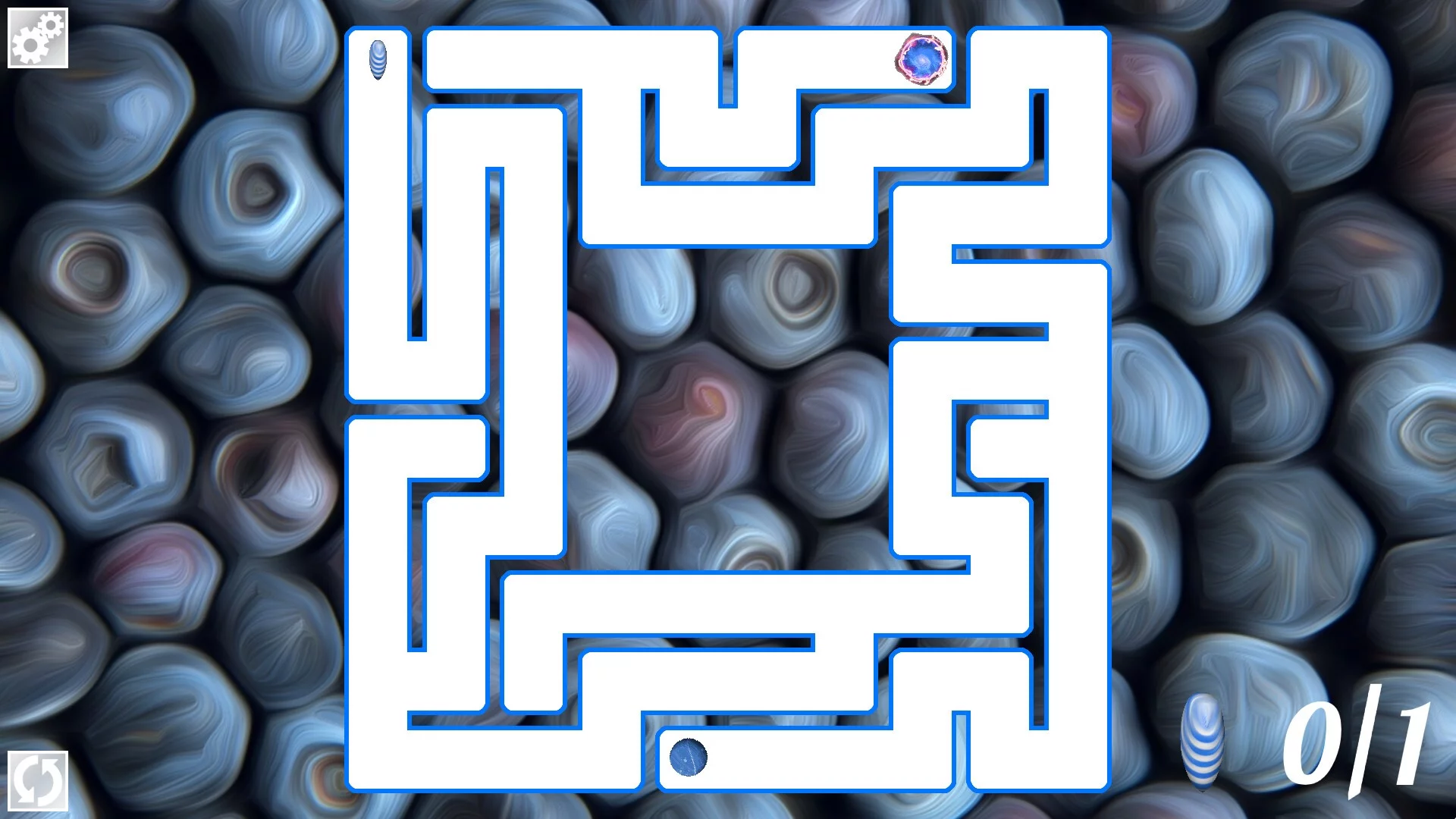 Изображение игры: Maze Art: Blue