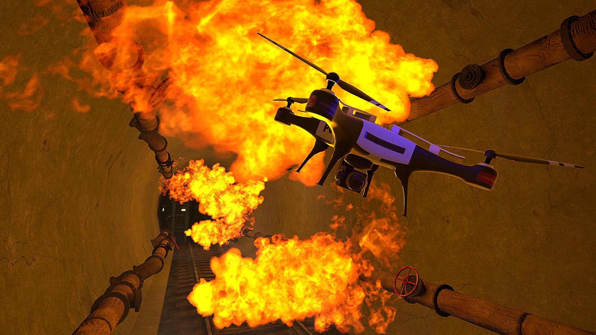 Изображение игры: Drone Showcase