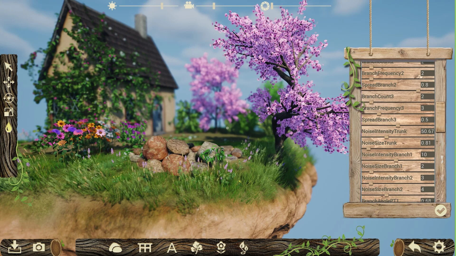 Изображение игры: Fantasy Gardens