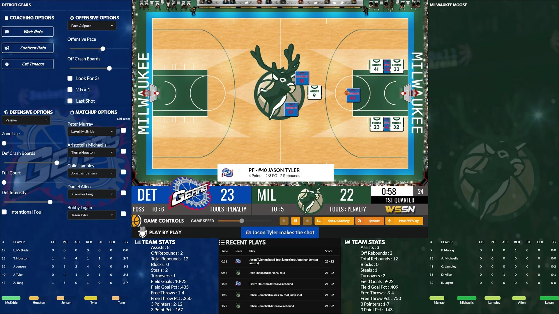 Изображение игры: Draft Day Sports: Pro Basketball 2022